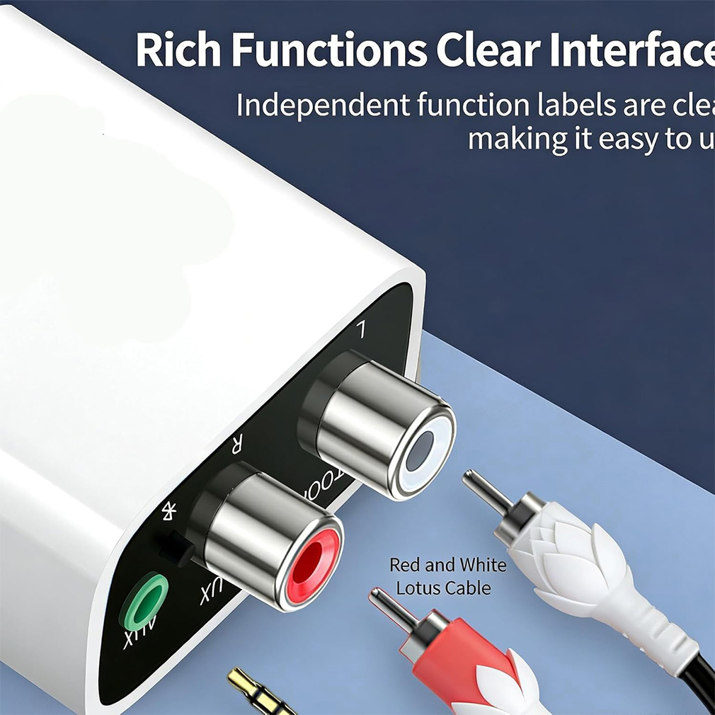 Bluetooth Adapter Receiver - Pemancar Penerima Audio Bluetooth Nirkabel Mendukung