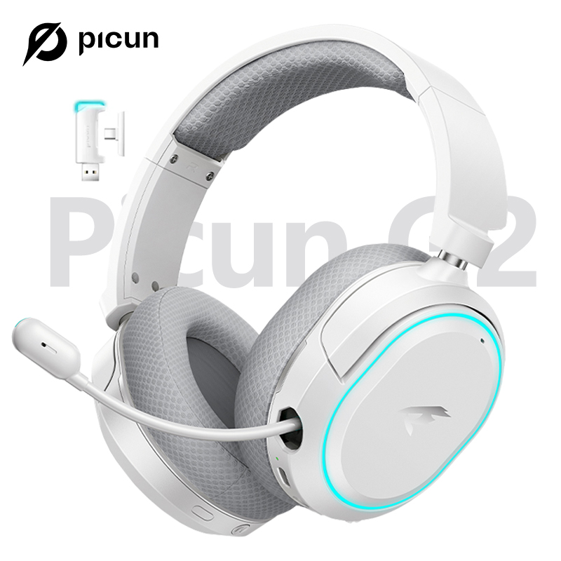 Gaming Headset Rgb - Picun Headset Gaming nirkabel G2, Headset