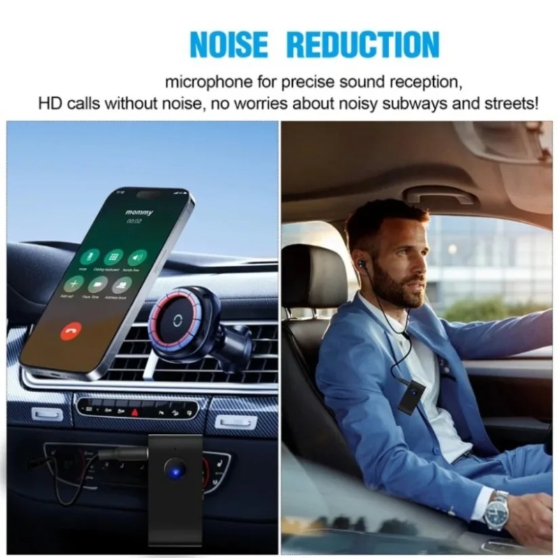 Bluetooth Adapter Receiver - Penerima Audio Bluetooth 5.0 dengan Earphone