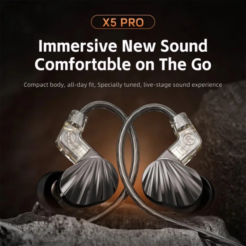 X5 PRO Earphone In-Ear Berkabe - Wired Earphone Mic ulasan dan harga