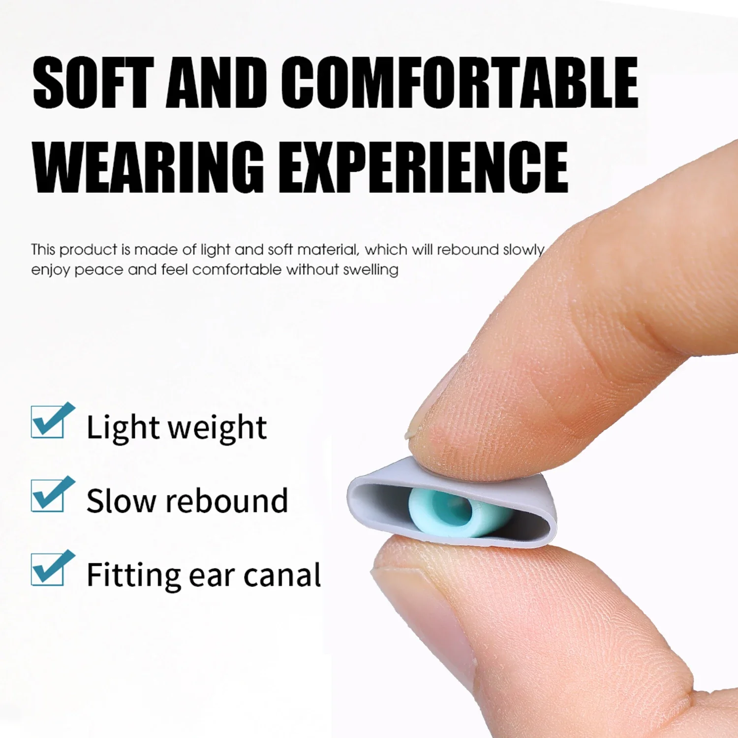 Penutup Telinga Silikon Lembut - Silicone Ear Tip Replacement ulasan dan harga