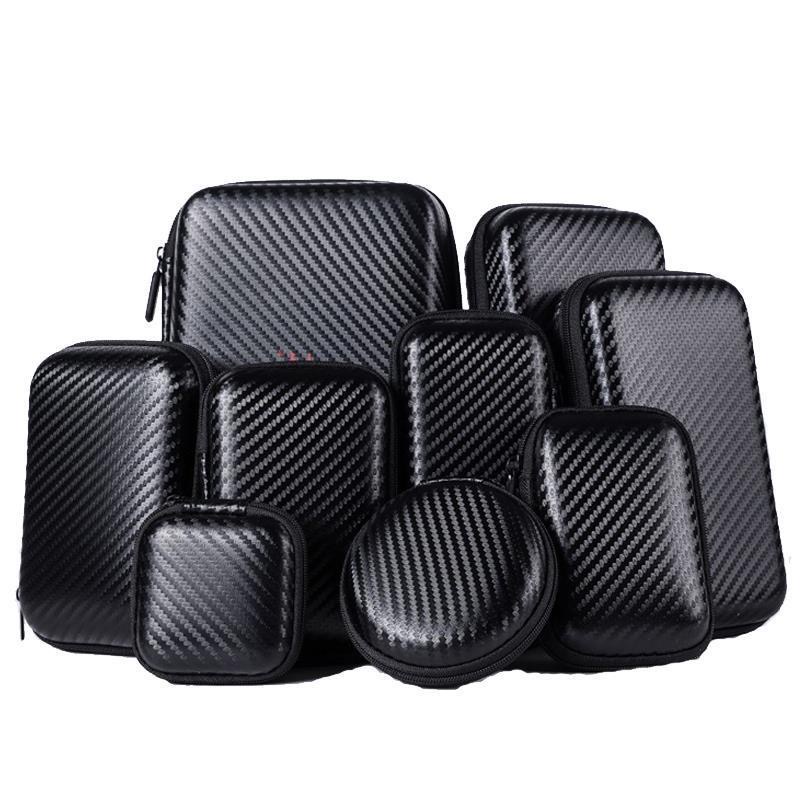 Tas Organizer Kabel Charger Ta - Headphone Case Hard ulasan dan harga