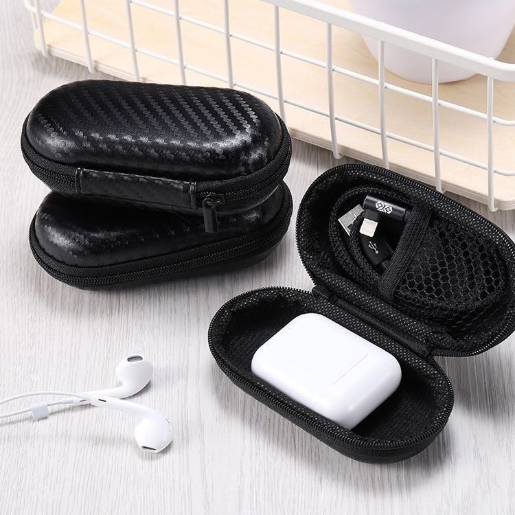 Tas Organizer Kabel Charger Ta - Headphone Case Hard ulasan dan harga
