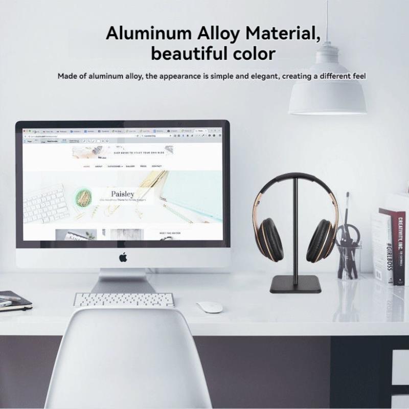 1 buah Penyangga Headphone Uni - Headphone Stand Desk ulasan dan harga