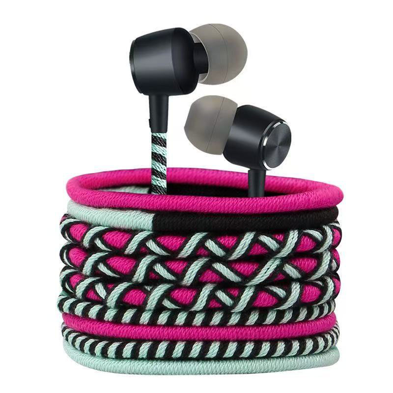 Earphone Berkabel Kepang 3.5mm - Wired Earphone Mic ulasan dan harga
